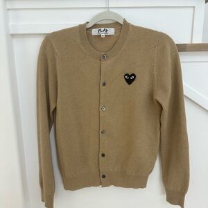 comme des garcons cardigan size M